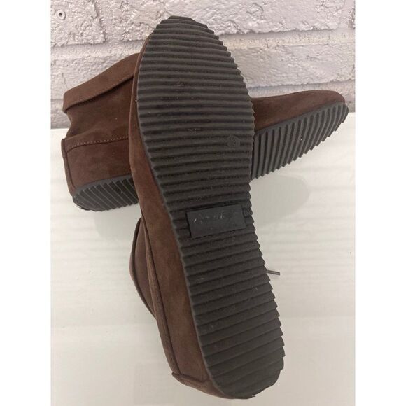 American Eagle Brown Lace-Up Ankle Booties Size 9 - Picture 6 of 8